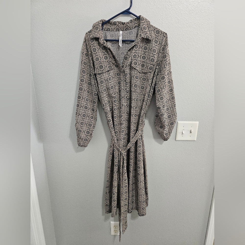 Womens Button Down Dress XL
